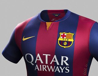 Barça unveil next season's top.