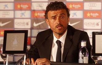 Luis Enrique presented as FC Barcelona's new manager.