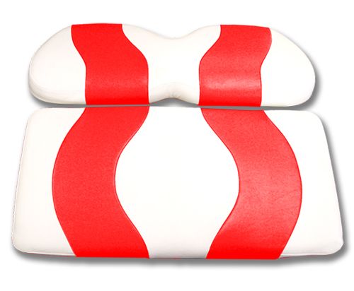 FRONT SEAT COVER RXV WHITE/RED