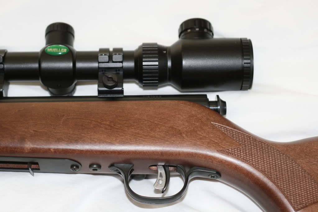 3 Savage Arms Mark II G 22lr 20700 with Mueller Optics sport dot 