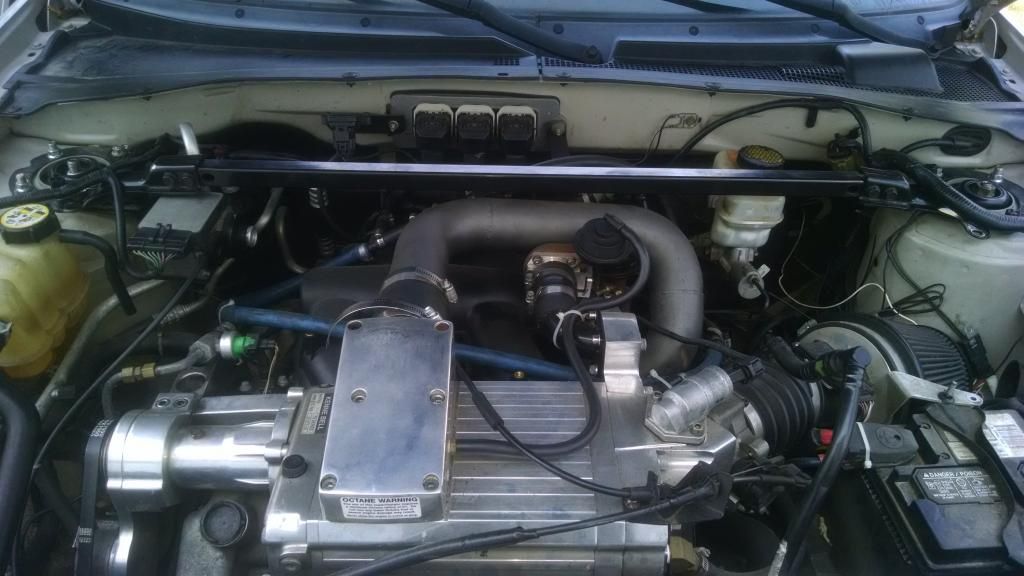 Homebrewed strut tower brace Ford Escape Automobiles Forum