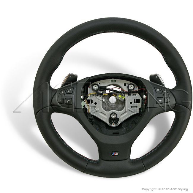 BMW X5 E70 X6 E71 E72 M Sport Leather Steering Wheel w Gear Paddle Shifters