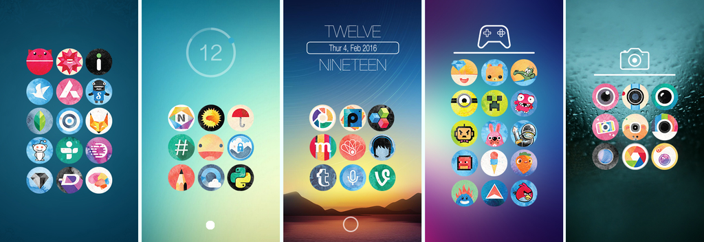 Painted Sphere Icon Pack Painted Sphere Icon Pack