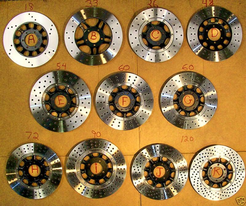 Disc Brake Rotor Cross Drilling & Deglazing Service Yamaha XS650 Forum
