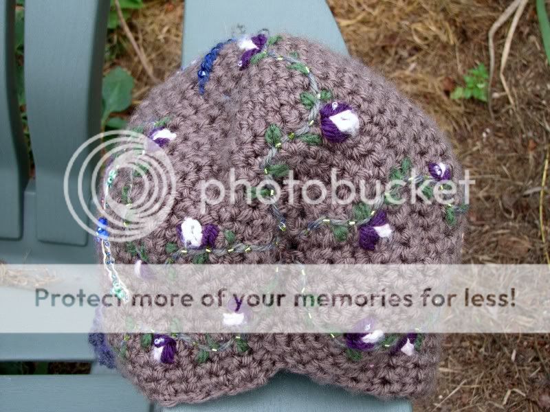Embroidered and Beaded Crochet Hat. CRAFTSTER CRAFT CHALLENGES