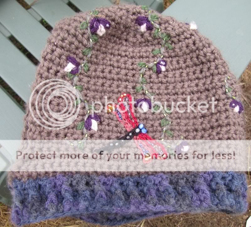 Embroidered and Beaded Crochet Hat. CRAFTSTER CRAFT CHALLENGES