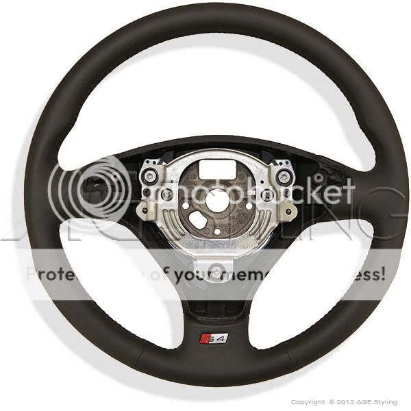 This listing is for a brand new genuine Audi 3 spokes leather steering