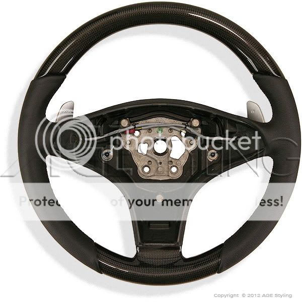 Mercedes Benz Genuine Carbon Steering Wheel AMG SL R230 CLS W219 SLK R171 New
