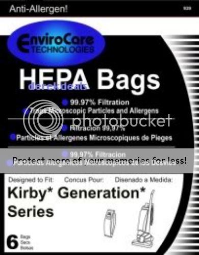 24 HEPA White bags for Kirby Vacuums, Sentria+ 2 Belts  