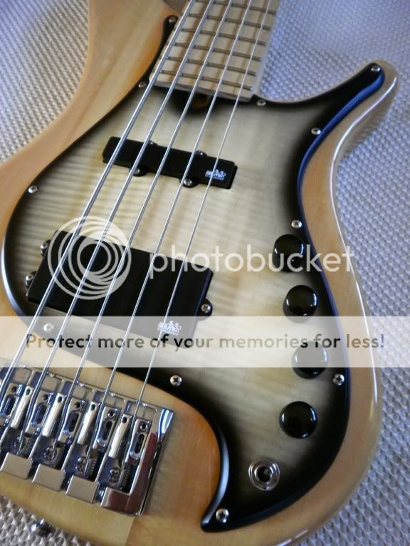 NEW Brubaker Brute MJX 5 5 string bass guitar. Natural. GET IT WHILE 